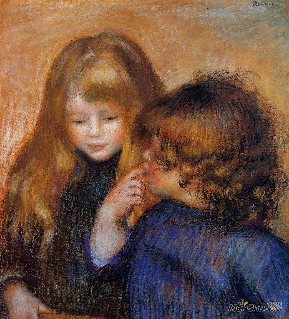 皮耶尔·奥古斯特·雷诺阿(Pierre-Auguste Renoir)高清作品《年轻吉普赛女孩》