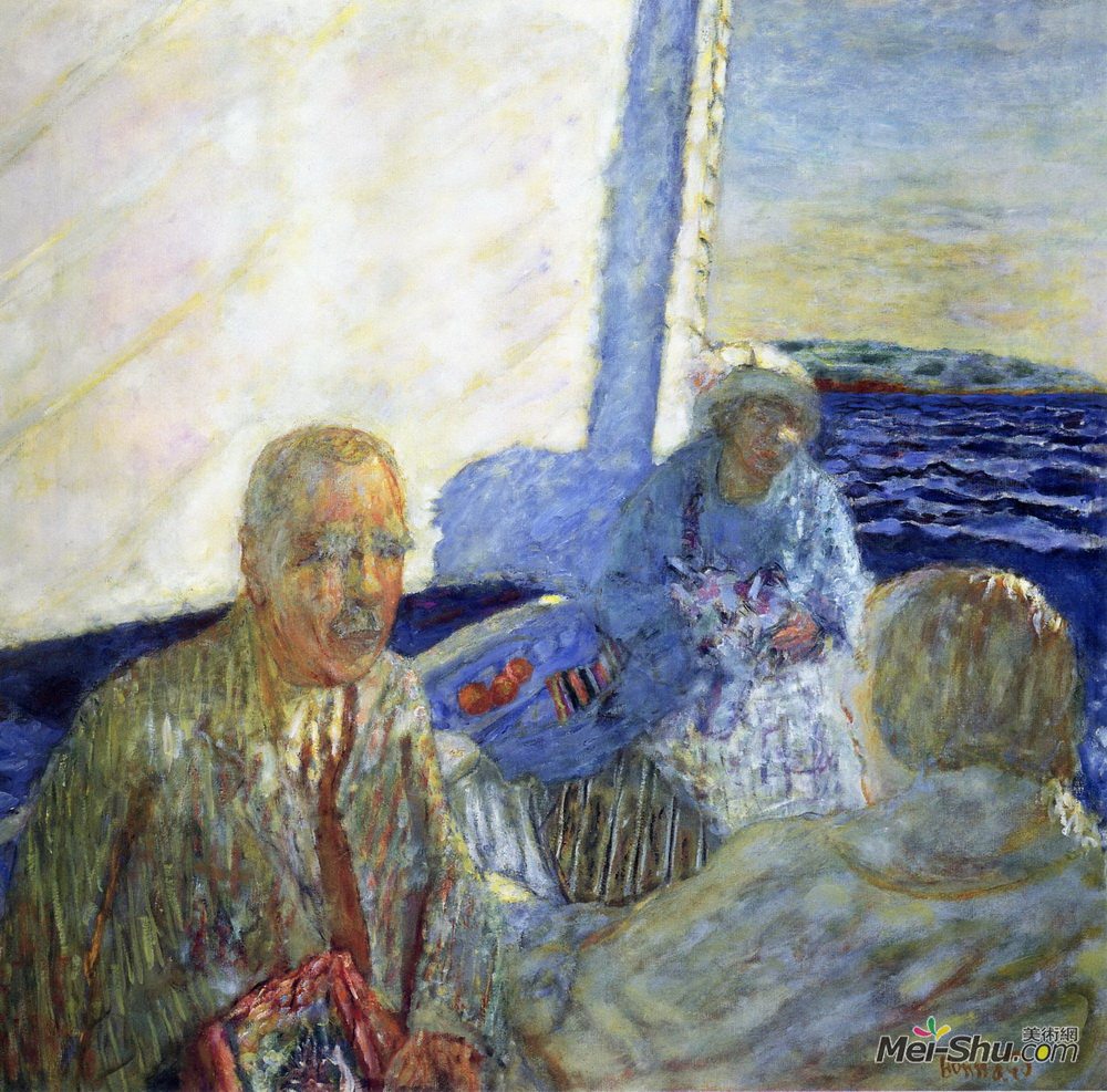 皮尔·波纳尔(Pierre Bonnard)高清作品《在海上》