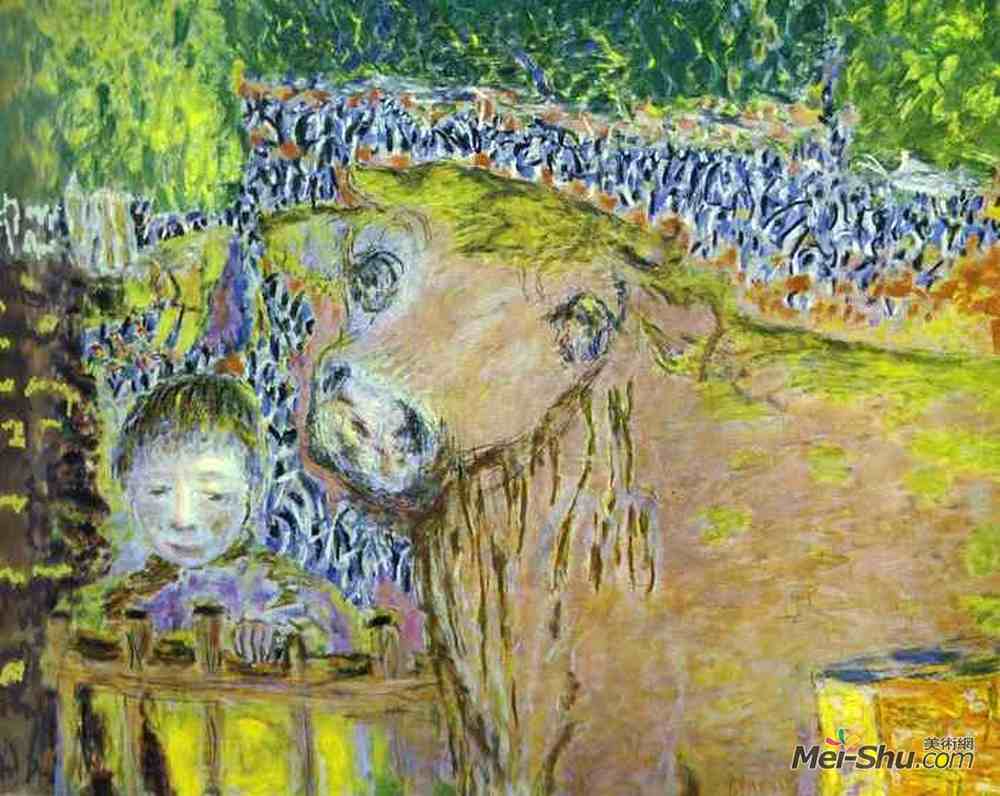 皮尔·波纳尔(Pierre Bonnard)高清作品《公牛和小孩》