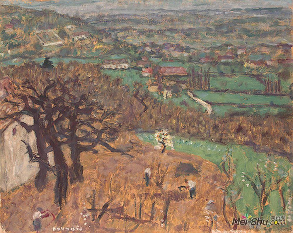 皮尔·波纳尔(Pierre Bonnard)高清作品《道芬景观》