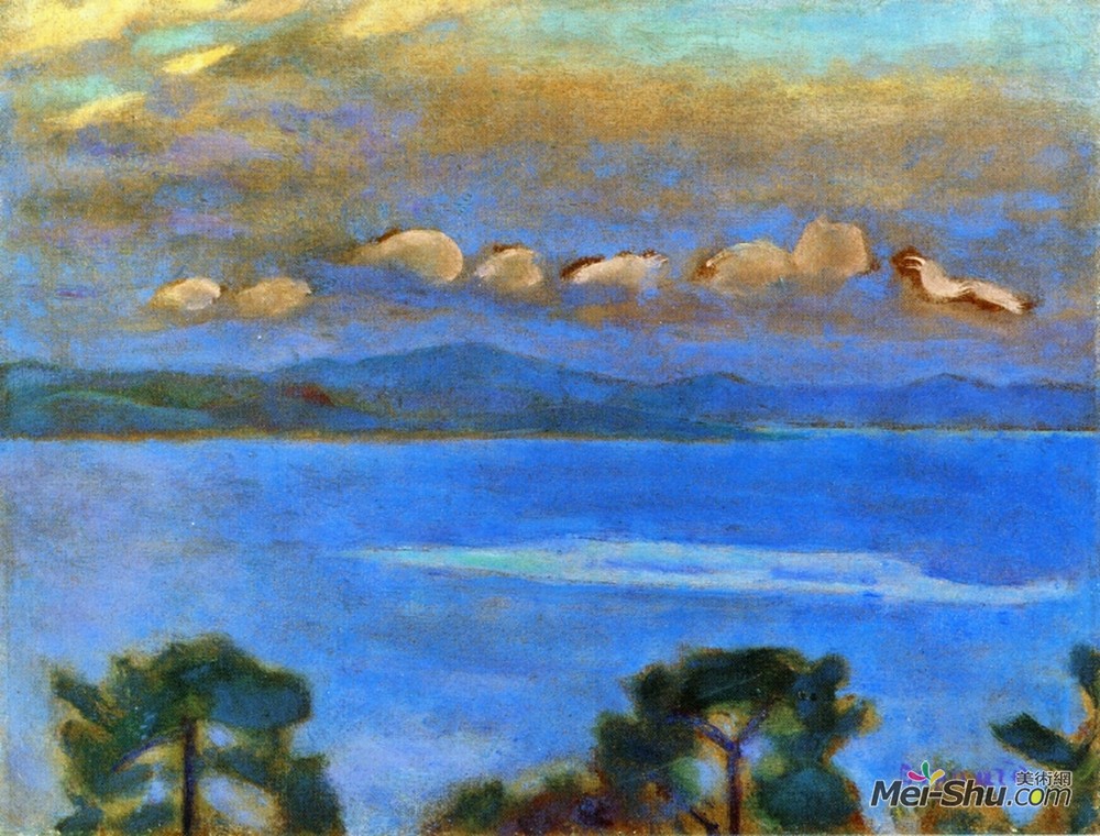 皮尔·波纳尔(Pierre Bonnard)高清作品《夜景》
