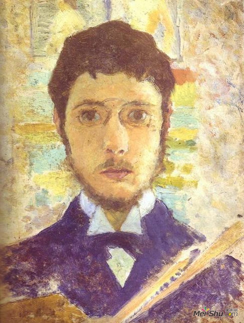 皮尔·波纳尔(Pierre Bonnard)高清作品《自画像》