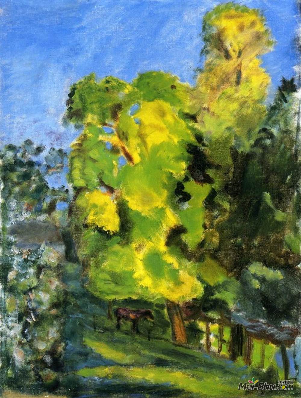 皮尔·波纳尔(Pierre Bonnard)高清作品《小马》