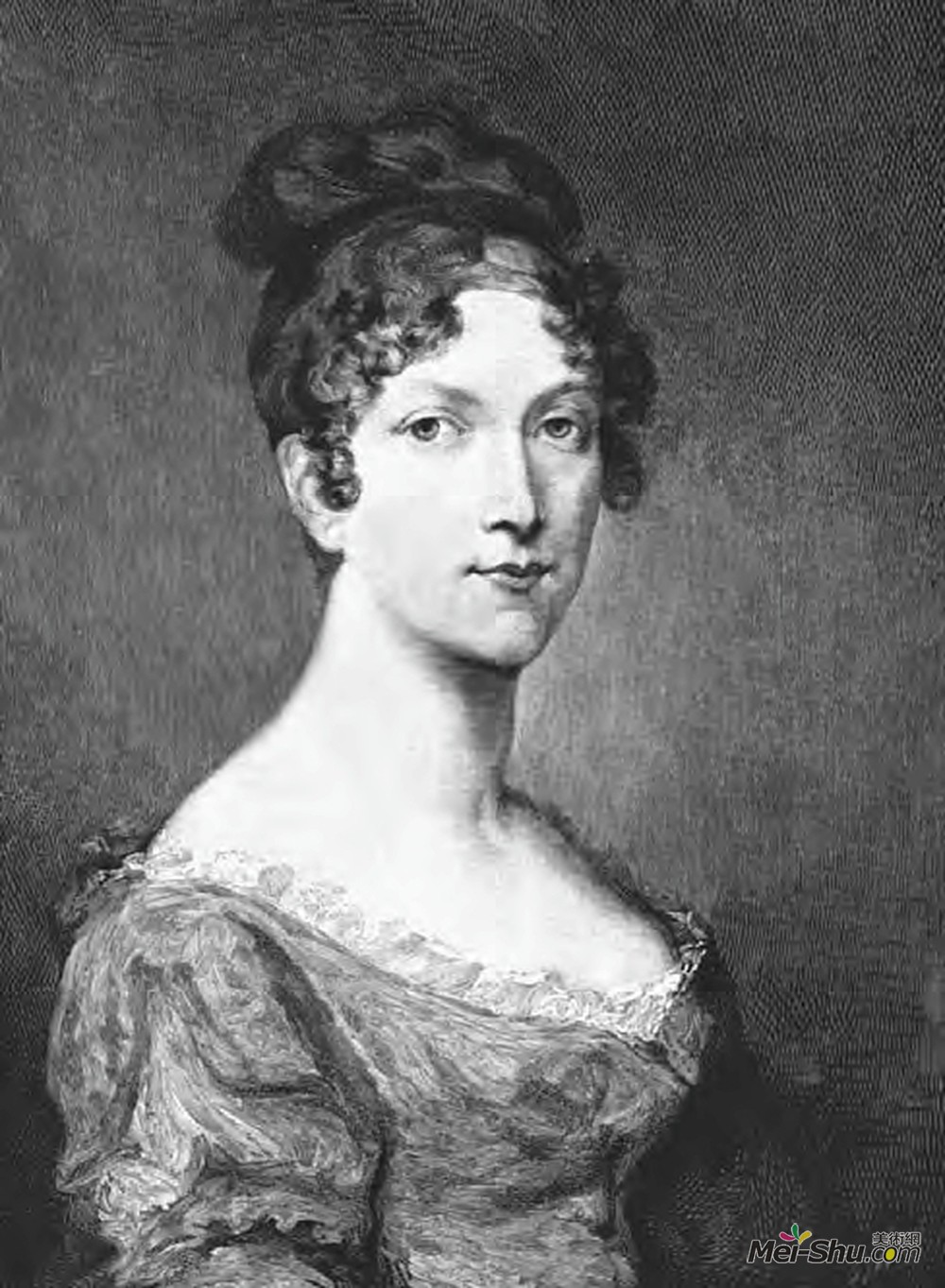 皮埃尔·保罗·普吕东(Pierre-Paul Prud'hon)高清作品《拿破仑的大姐Elisa Bonaparte》