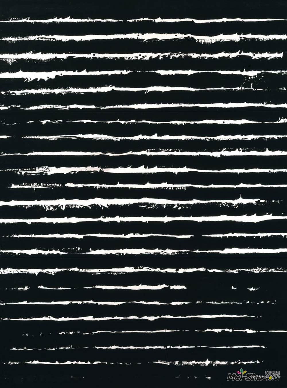 皮埃尔?苏拉热(Pierre Soulages)高清作品《Peinture 243 x 181 cm, 26 juin 1999》