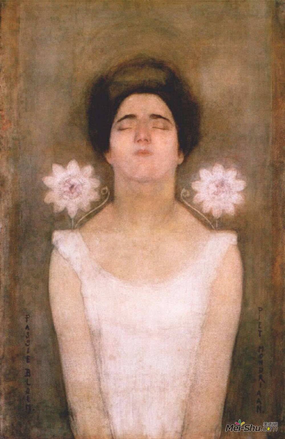 皮特·蒙德里安(Piet Mondrian)高清作品《西番莲》