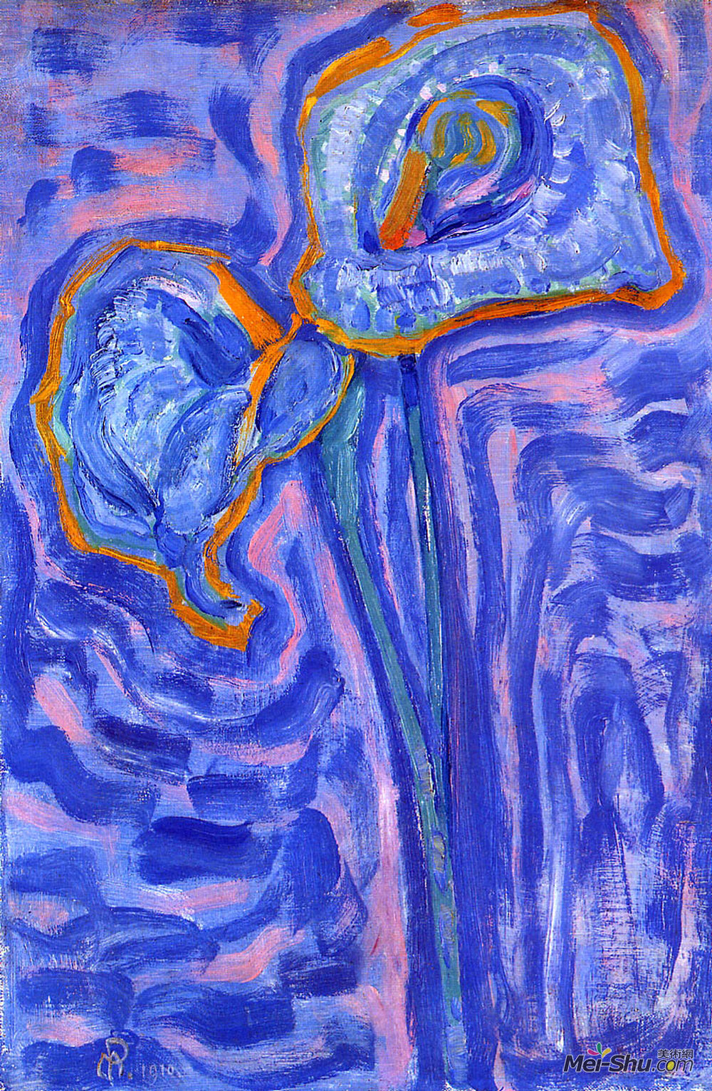皮特·蒙德里安(Piet Mondrian)高清作品《太阳》
