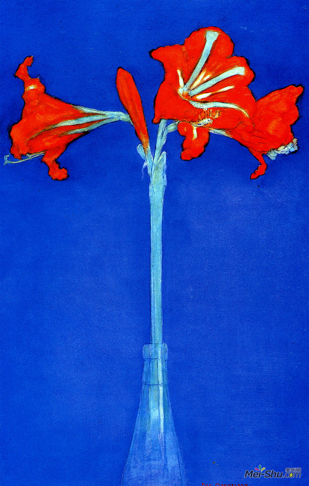 皮特·蒙德里安(Piet Mondrian)高清作品《石竹属》