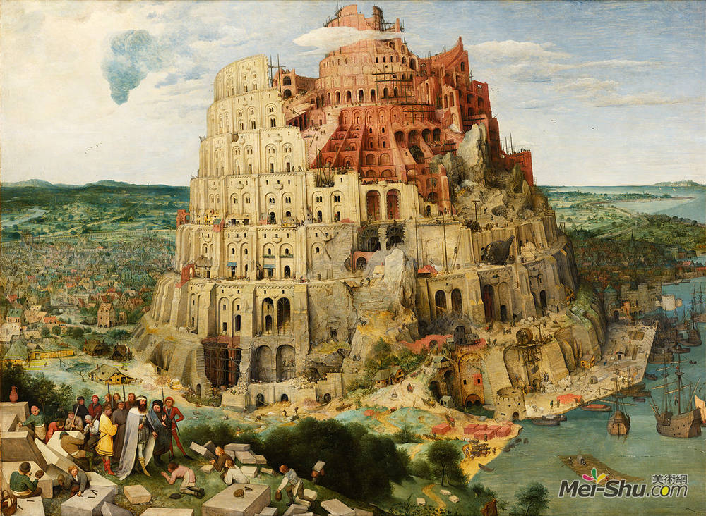 彼得·勃鲁盖尔(Pieter Bruegel the Elder)高清作品《巴别塔》