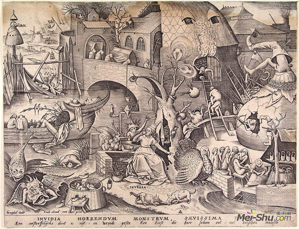 彼得·勃鲁盖尔(Pieter Bruegel the Elder)高清作品《嫉妒》