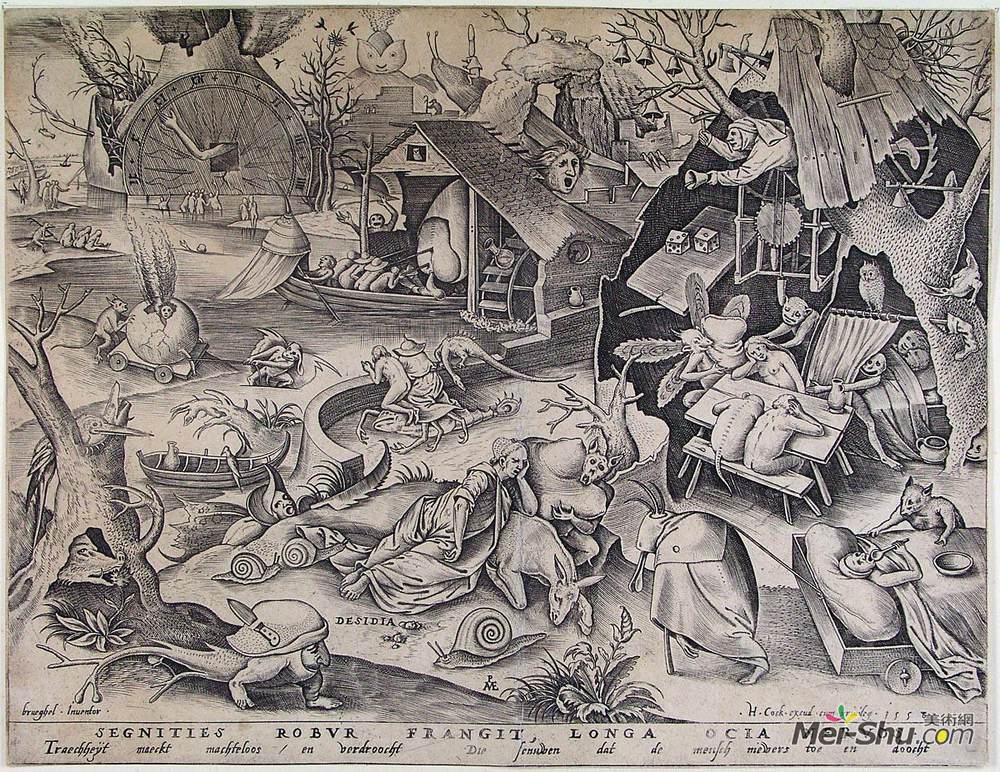 《懒惰》彼得·勃鲁盖尔(pieter bruegel the elder)高清作品欣赏