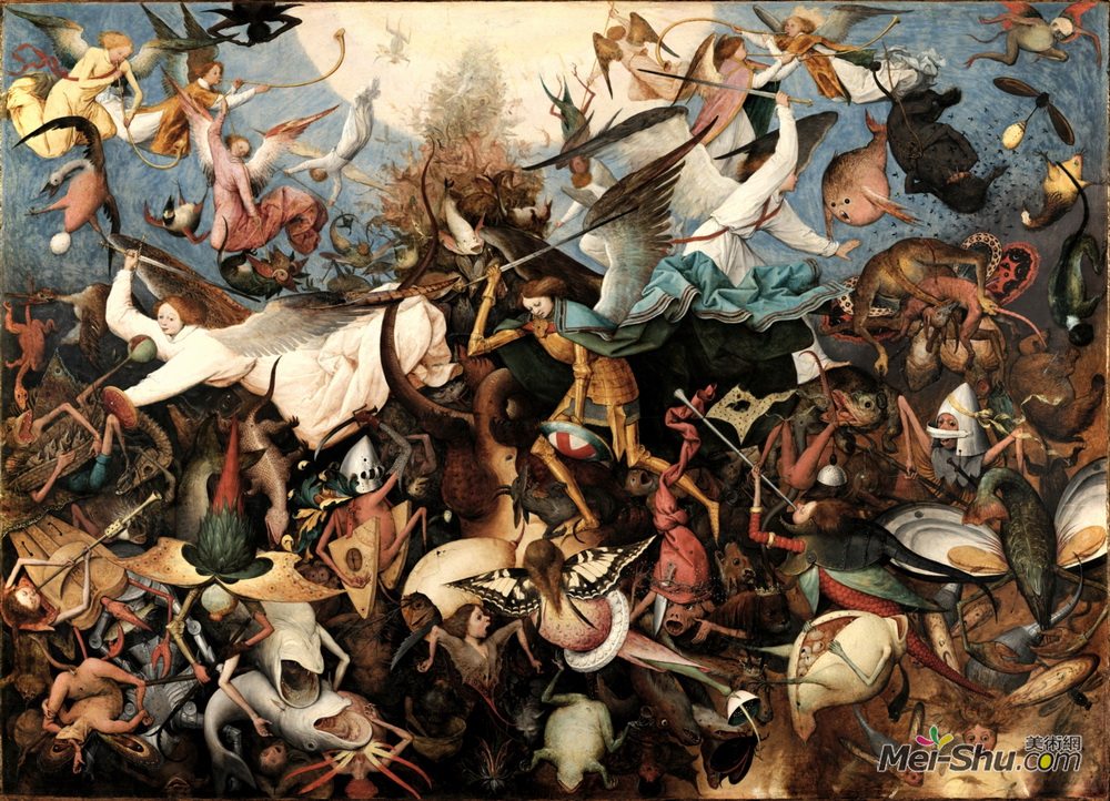 彼得·勃鲁盖尔(Pieter Bruegel the Elder)高清作品《叛逆天使的堕落》