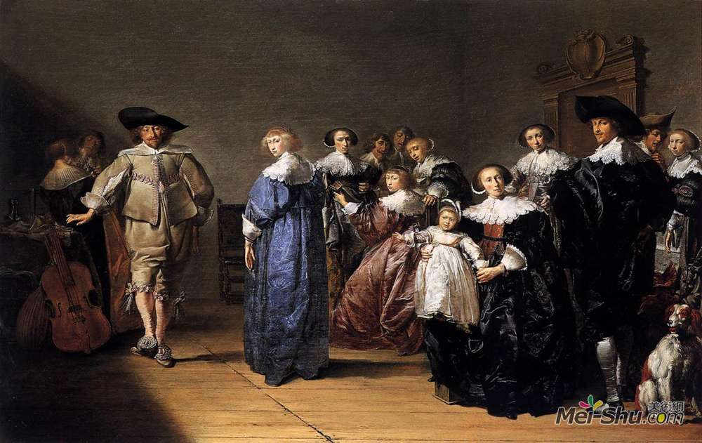 彼得·柯德(Pieter Codde)高清作品《快乐公司》