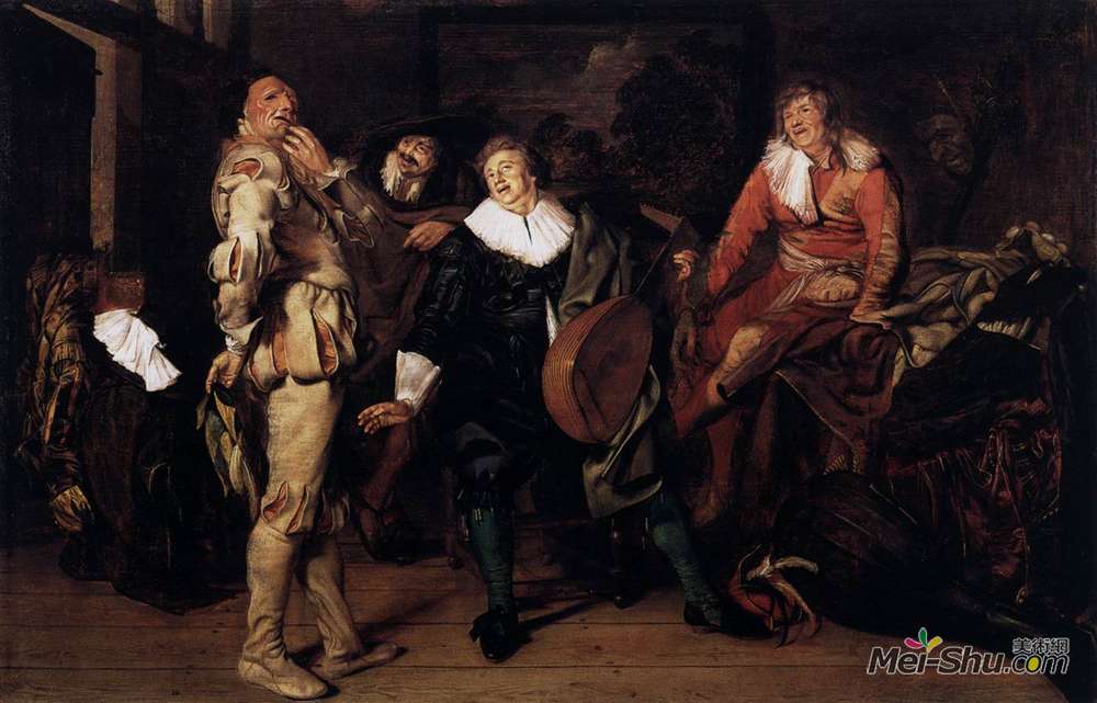 彼得·柯德(Pieter Codde)高清作品《演员更衣室》