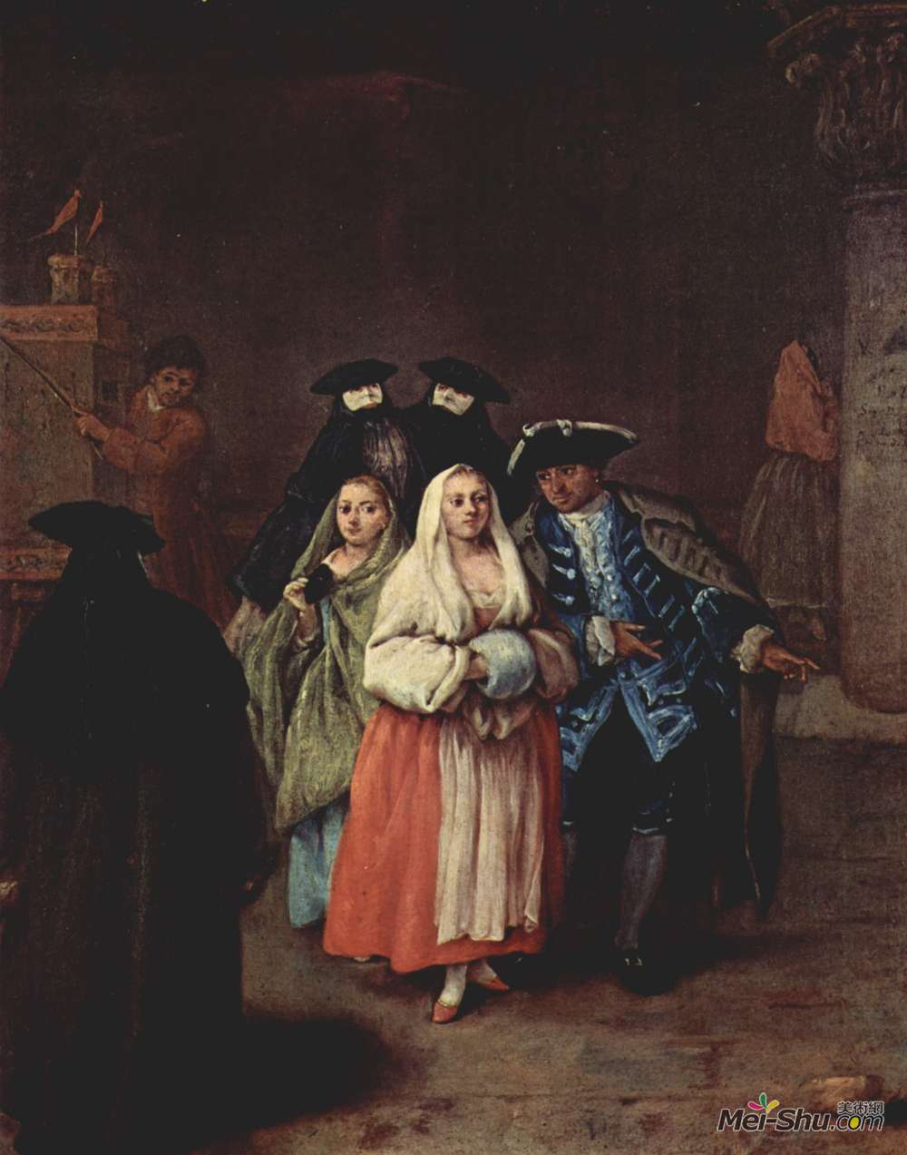彼得罗·隆吉(Pietro Longhi)高清作品《“新世界”》