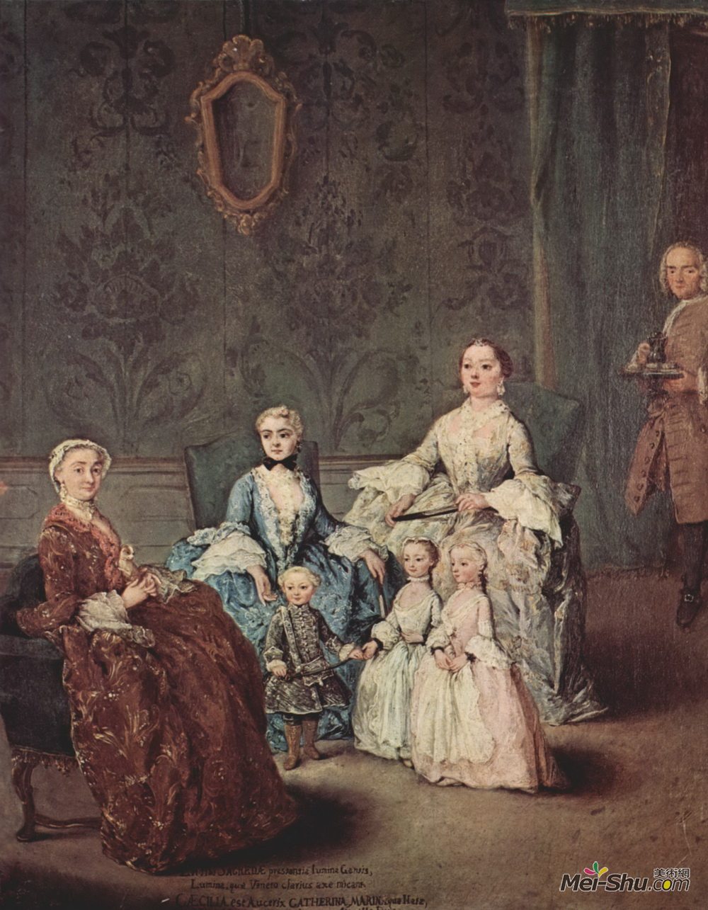 彼得罗·隆吉(Pietro Longhi)高清作品《萨格雷多家族》