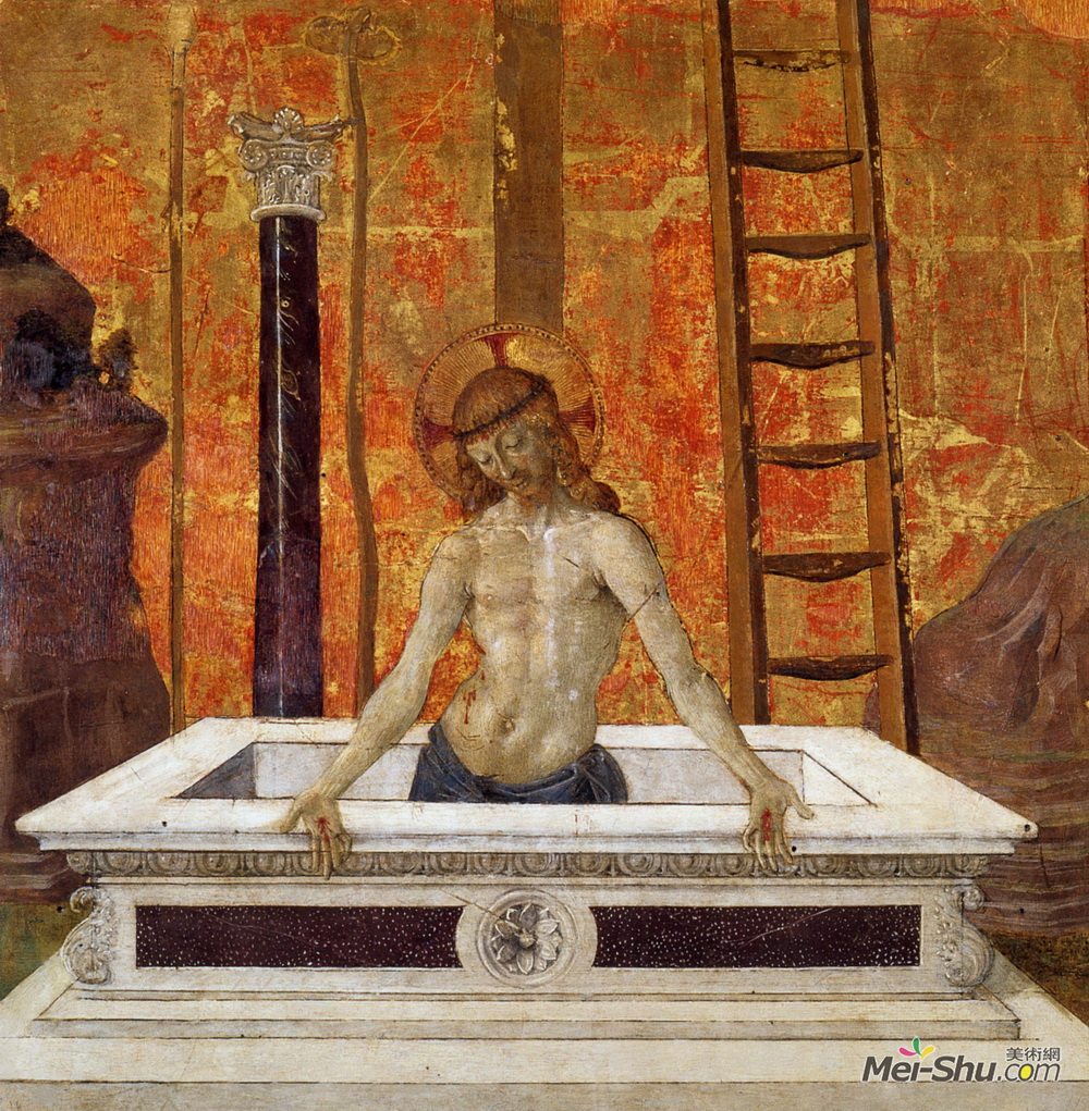 彼得罗·贝鲁吉诺(Pietro Perugino)高清作品《石棺中的基督》