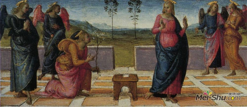 彼得罗·贝鲁吉诺(Pietro Perugino)高清作品《Madonna of Loreta (Annunciation)》