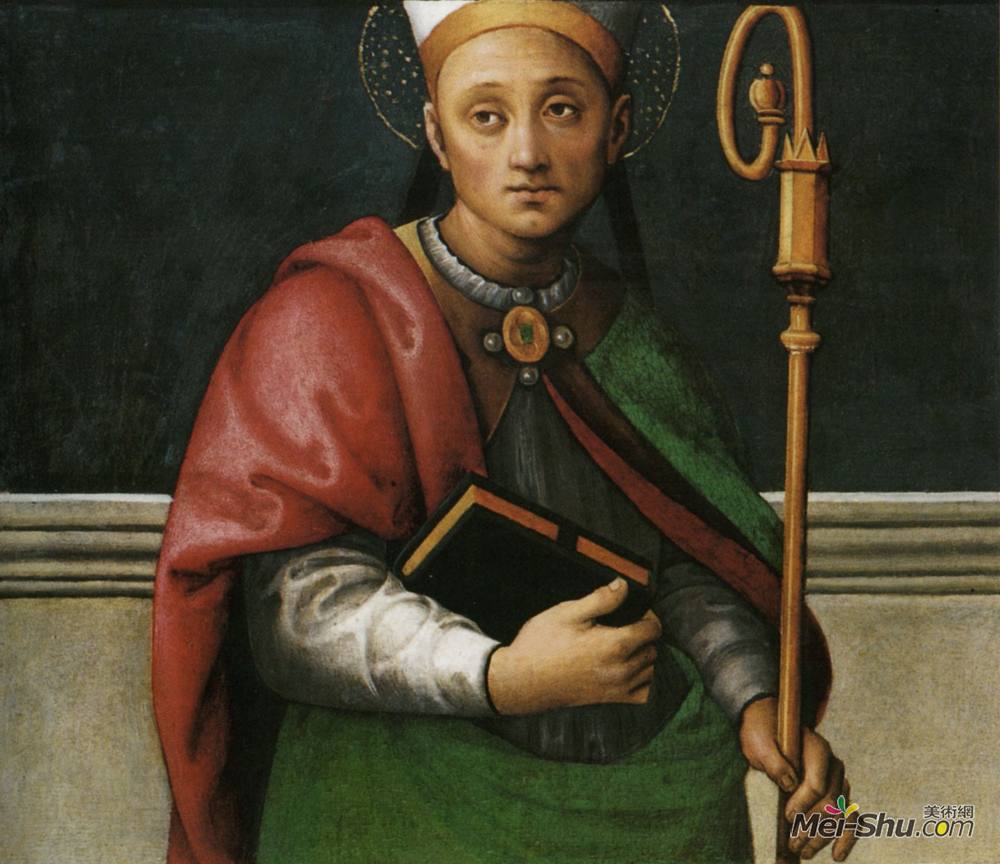 彼得罗·贝鲁吉诺(Pietro Perugino)高清作品《Polyptych of St. Peter (St. Ercolano)》