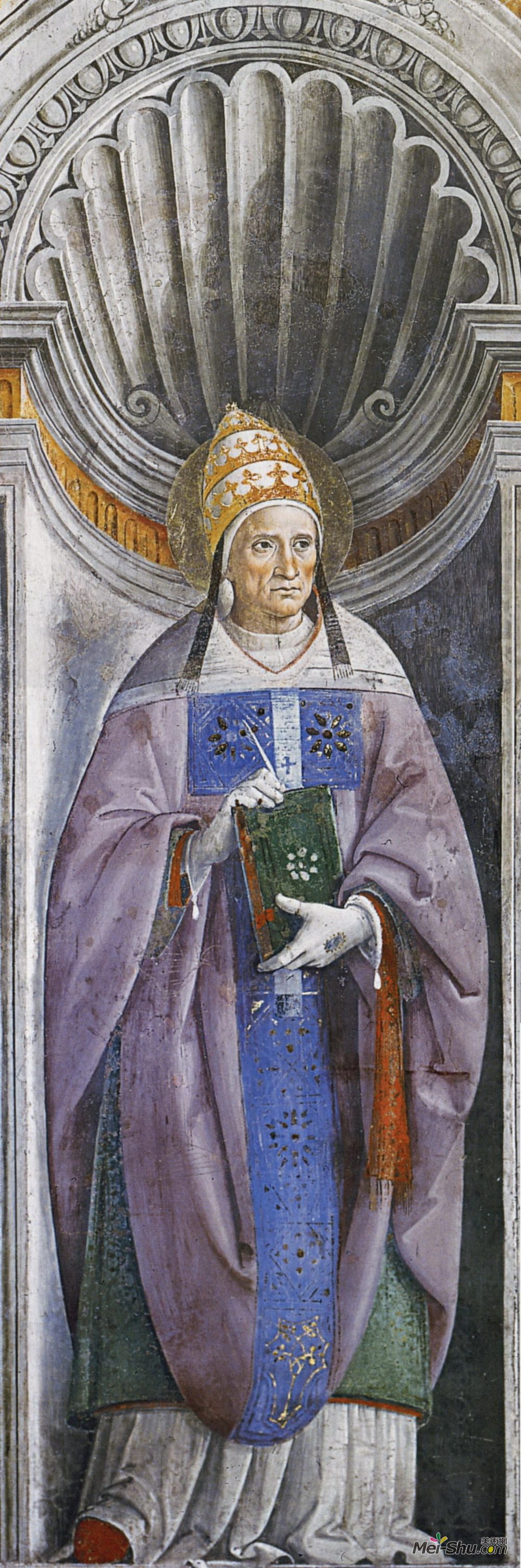 彼得罗·贝鲁吉诺(Pietro Perugino)高清作品《教皇阿特洛》