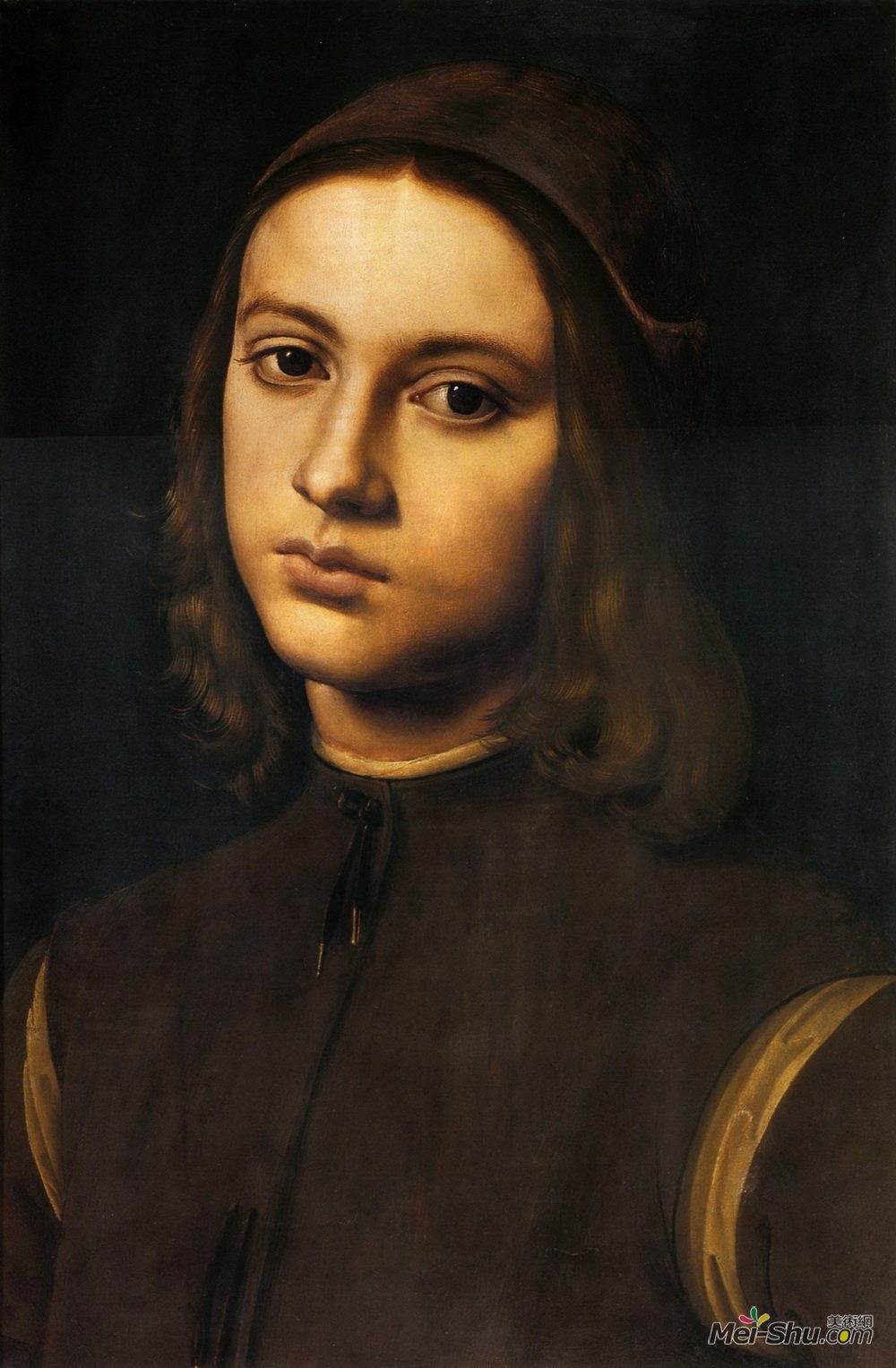 彼得罗·贝鲁吉诺(Pietro Perugino)高清作品《年轻人的肖像》