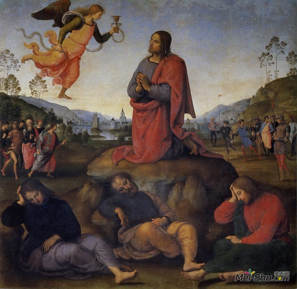 彼得罗·贝鲁吉诺(Pietro Perugino)高清作品《祈求一杯》