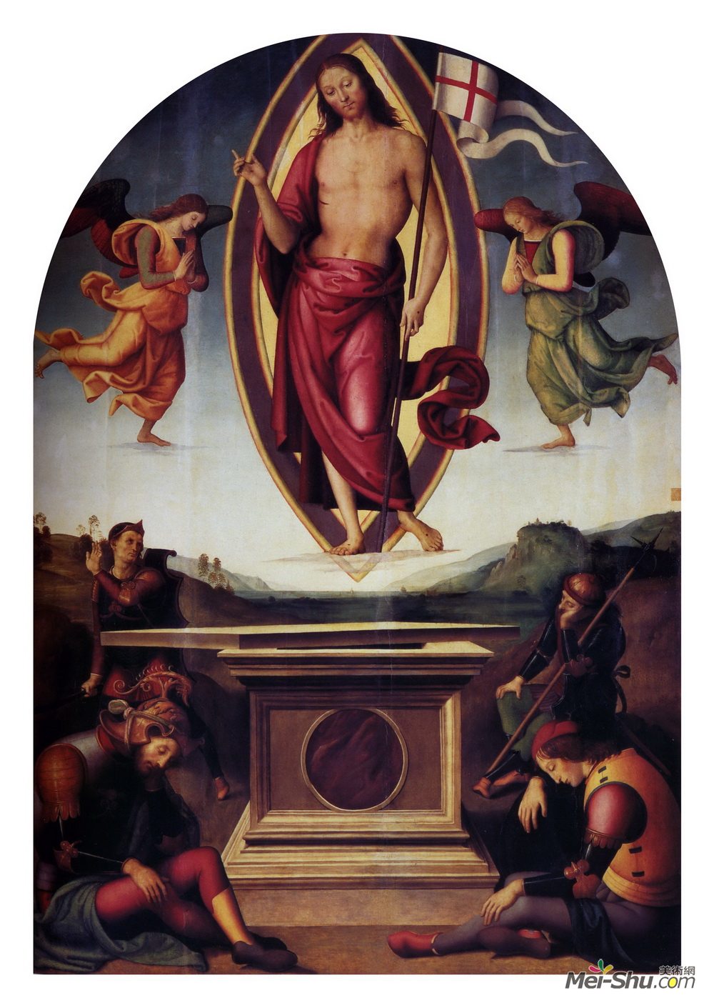 彼得罗·贝鲁吉诺(Pietro Perugino)高清作品《复活》