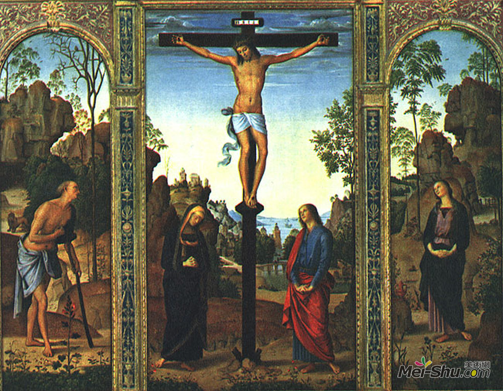 彼得罗·贝鲁吉诺(Pietro Perugino)高清作品《The Galitzin Triptych》