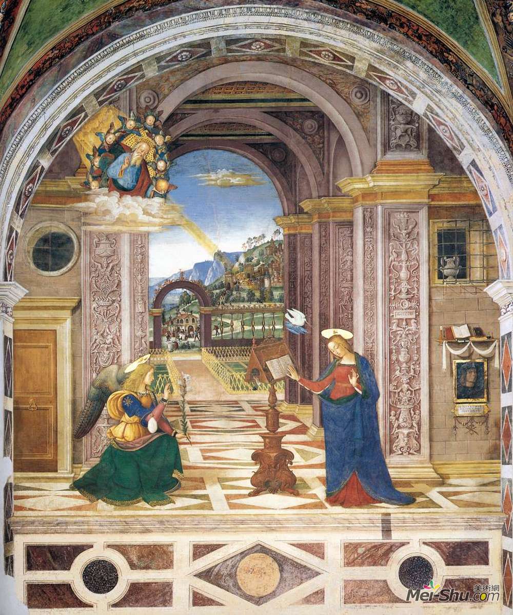 宾杜里乔(Pinturicchio)高清作品《报喜》