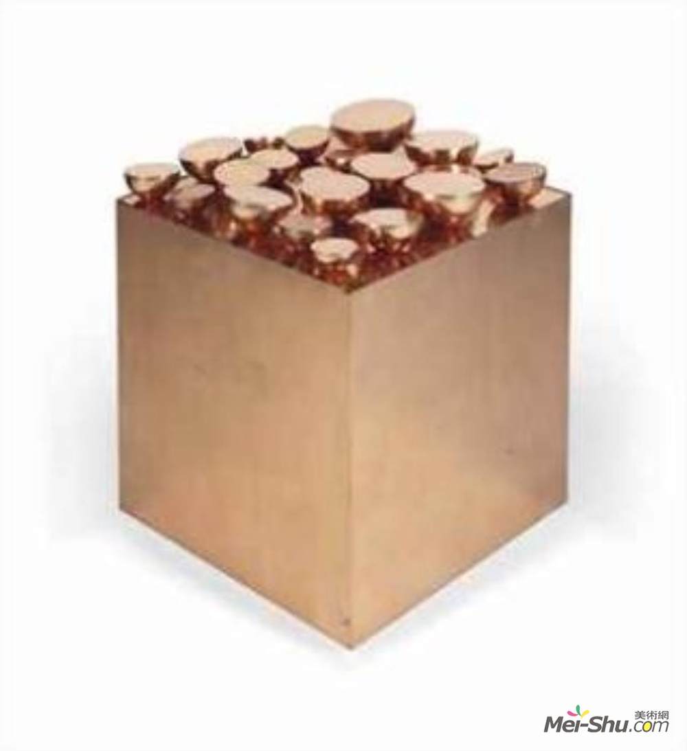 保罗·布瑞(Pol Bury)高清作品《21 demi-sph&ères sur un cube》