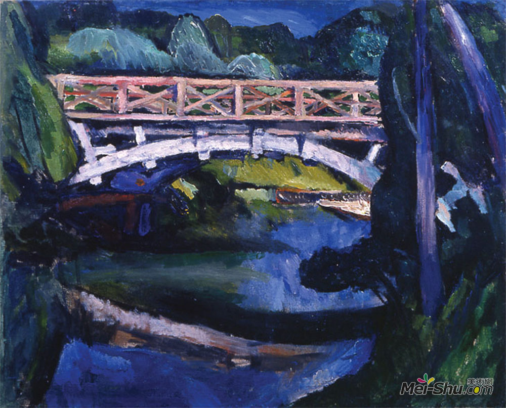 孔科洛夫茨基(Pyotr Konchalovsky)高清作品《桥》