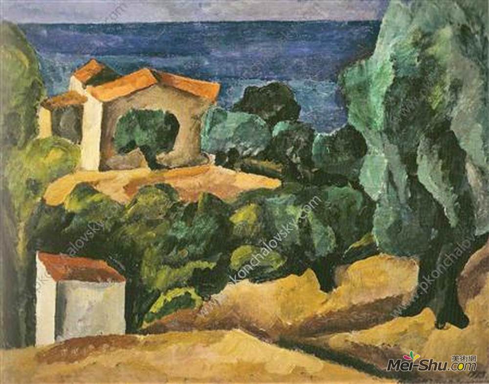 孔科洛夫茨基(Pyotr Konchalovsky)高清作品《卡西斯。海。》