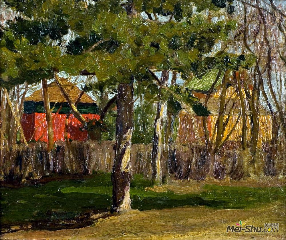 孔科洛夫茨基(Pyotr Konchalovsky)高清作品《小屋》