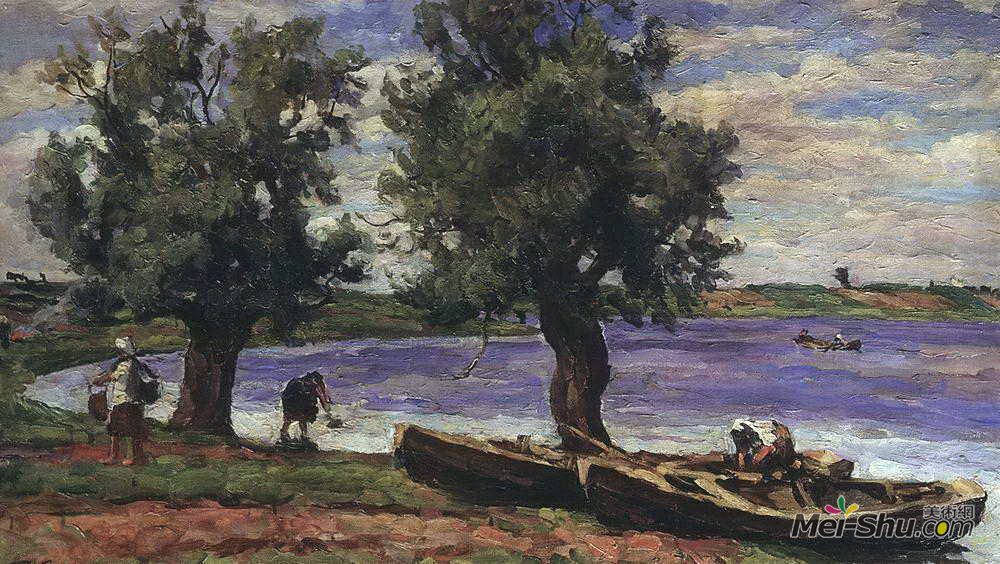 孔科洛夫茨基(Pyotr Konchalovsky)高清作品《伊尔门湖》