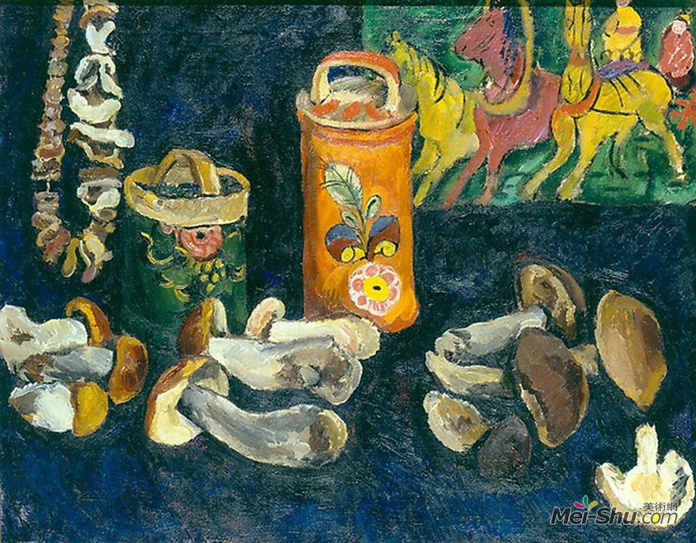 孔科洛夫茨基(Pyotr Konchalovsky)高清作品《蘑菇》