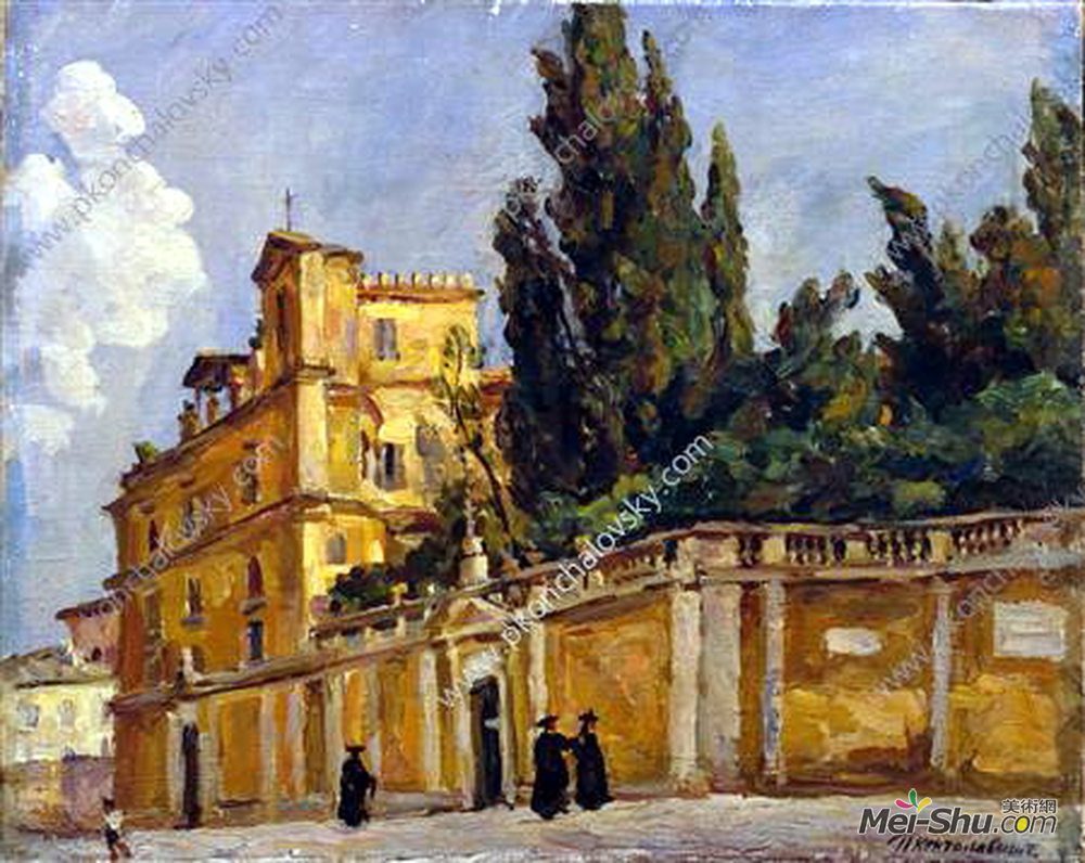 孔科洛夫茨基(Pyotr Konchalovsky)高清作品《罗马。马戏团的尼禄。》
