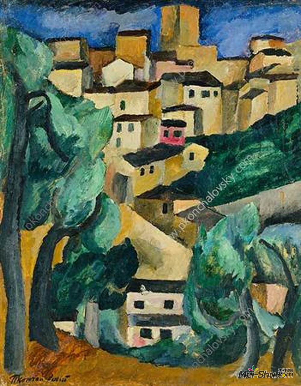 孔科洛夫茨基(Pyotr Konchalovsky)高清作品《锡耶纳》