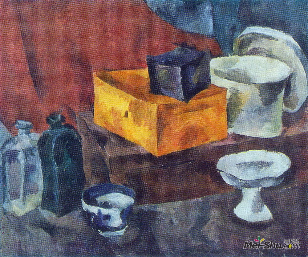 孔科洛夫茨基(Pyotr Konchalovsky)高清作品《静物》