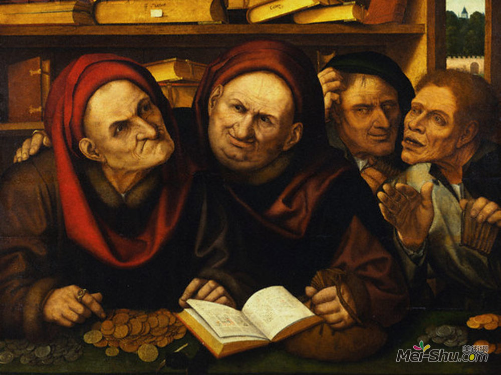 康坦·马西斯(Quentin Matsys)高清作品《放债人》