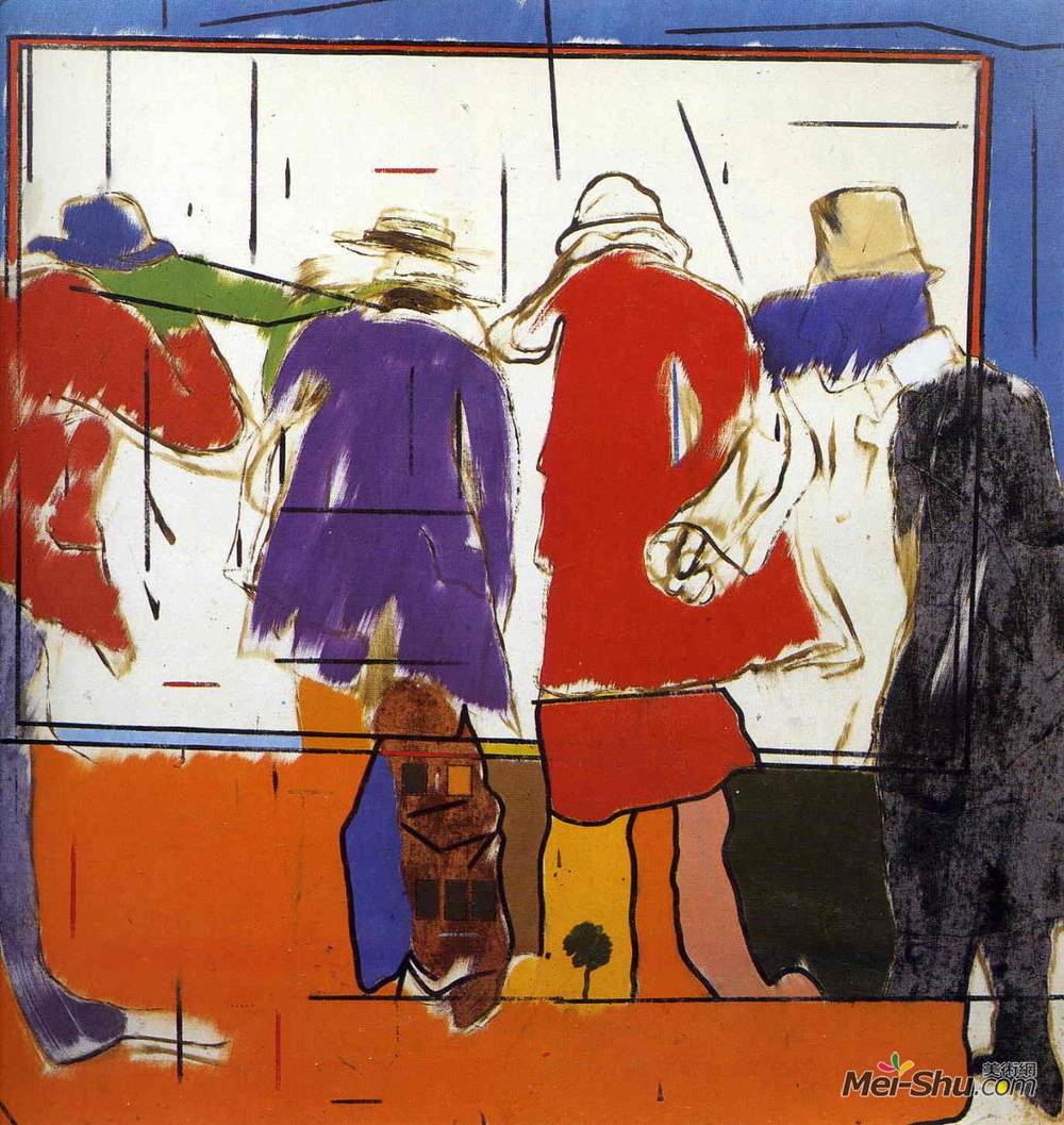 罗那德?布路克斯?齐塔伊(R. B. Kitaj)高清作品《友谊与背叛的阴影》