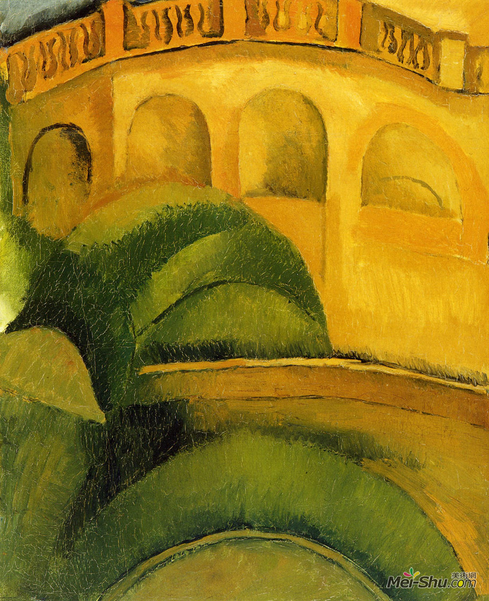 劳尔·杜飞(Raoul Dufy)高清作品《卢斯塔克拱廊》