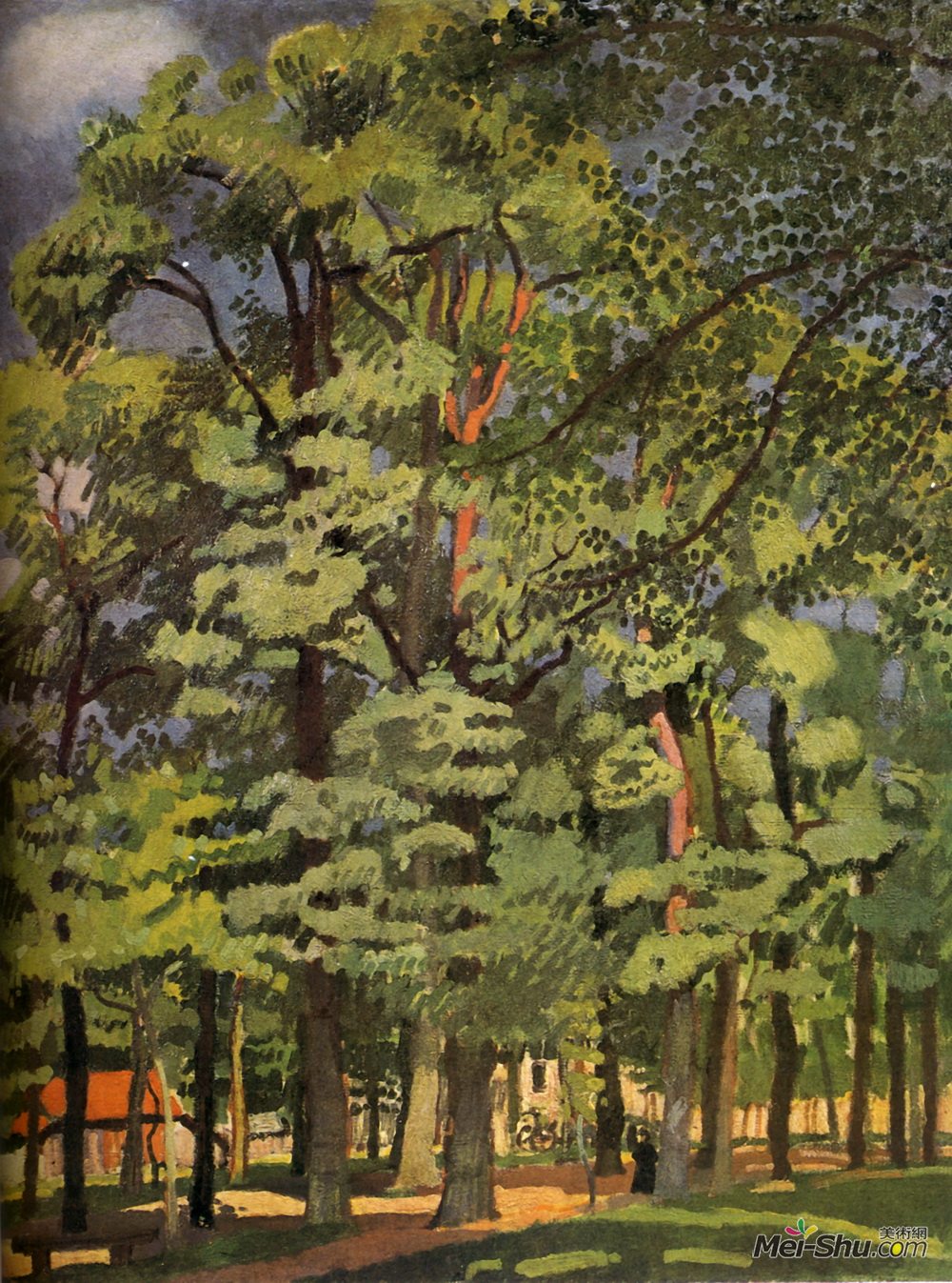 劳尔·杜飞(Raoul Dufy)高清作品《法莱斯景观》