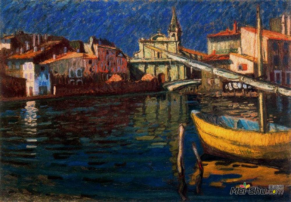 劳尔·杜飞(Raoul Dufy)高清作品《马尔蒂盖》