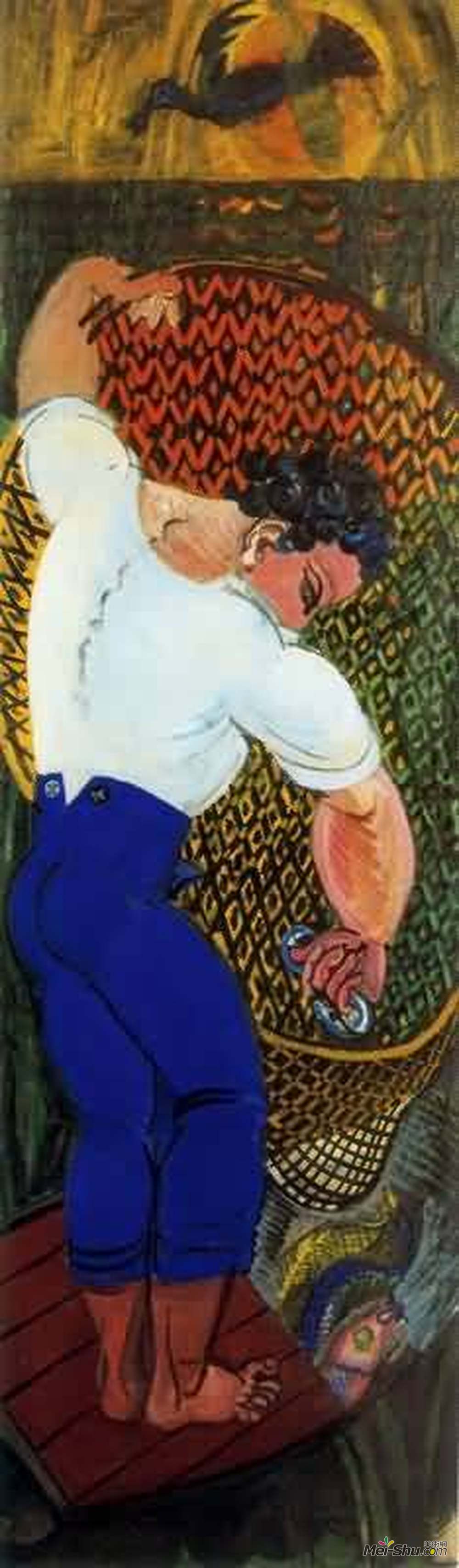 劳尔·杜飞(Raoul Dufy)高清作品《渔网渔夫》