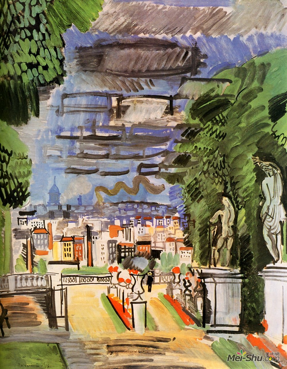 劳尔·杜飞(Raoul Dufy)高清作品《圣云公园》