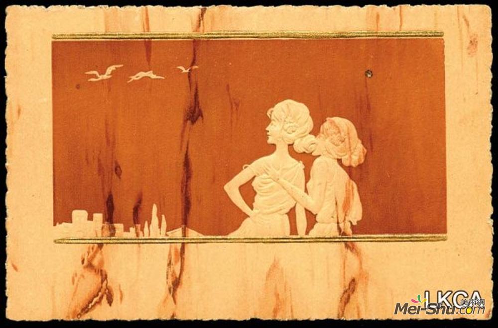拉斐尔基什内尔(Raphael Kirchner)高清作品《象牙雕塑》