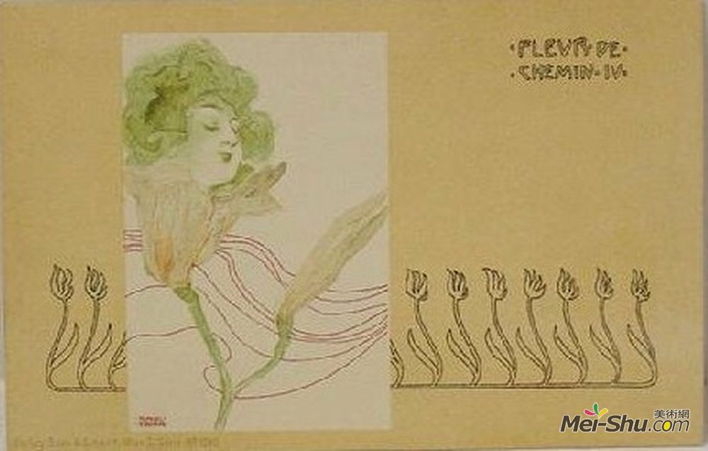 拉斐尔基什内尔(Raphael Kirchner)高清作品《街花》