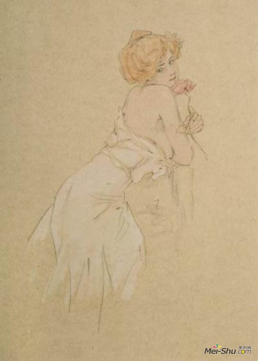 拉斐尔基什内尔(Raphael Kirchner)高清作品《裸体画》