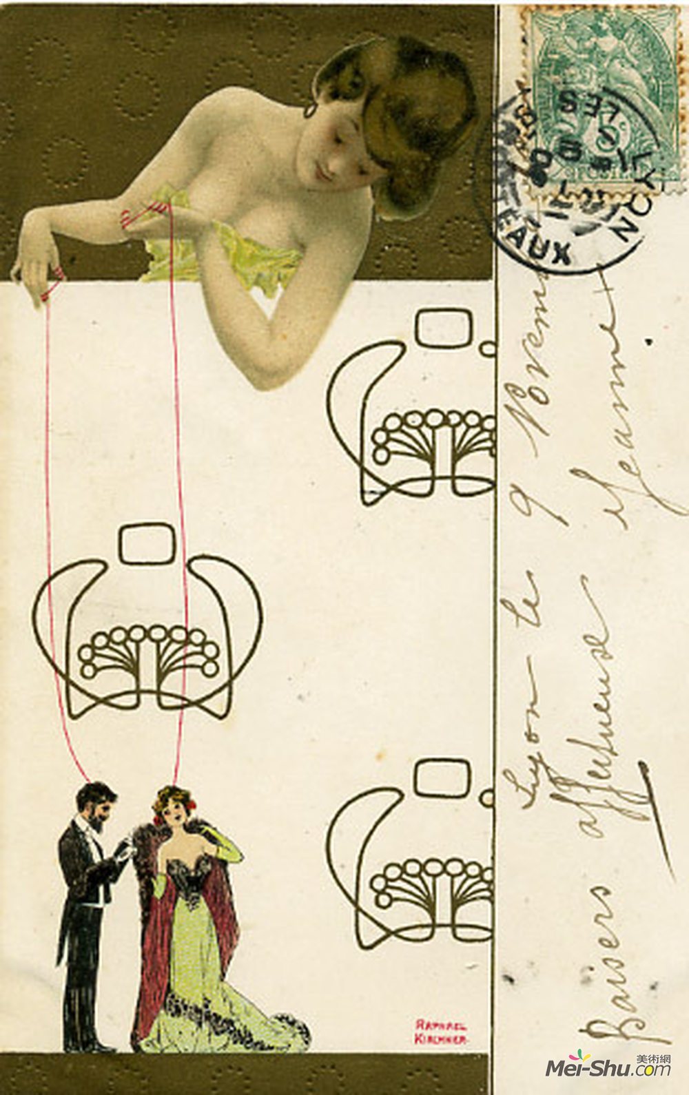 拉斐尔基什内尔(Raphael Kirchner)高清作品《牵线木偶》