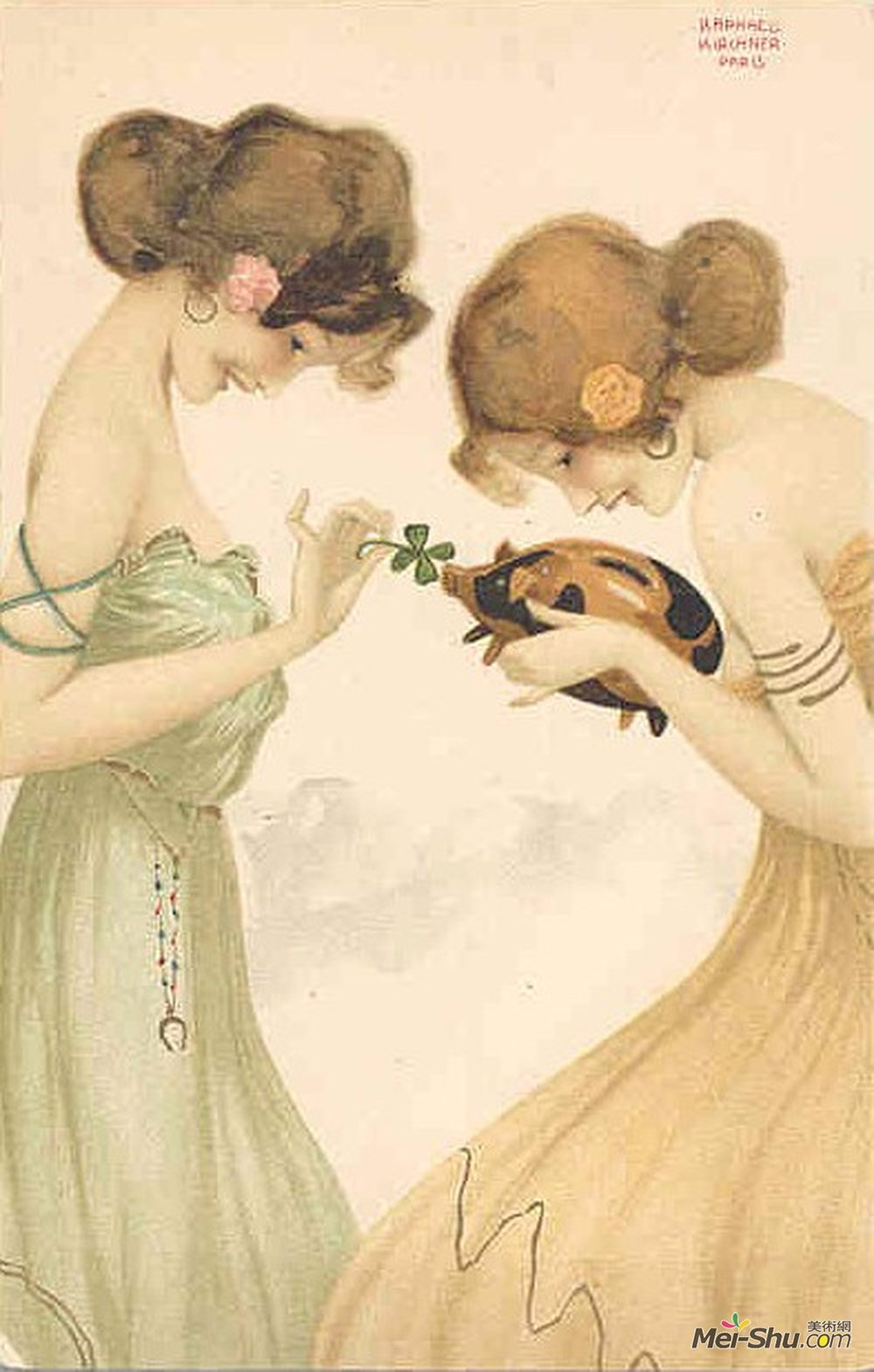 拉斐尔基什内尔(Raphael Kirchner)高清作品《幸运女神的魅力》